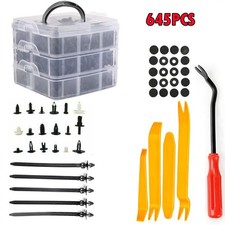 645pcs Plastic Rivets Fastener