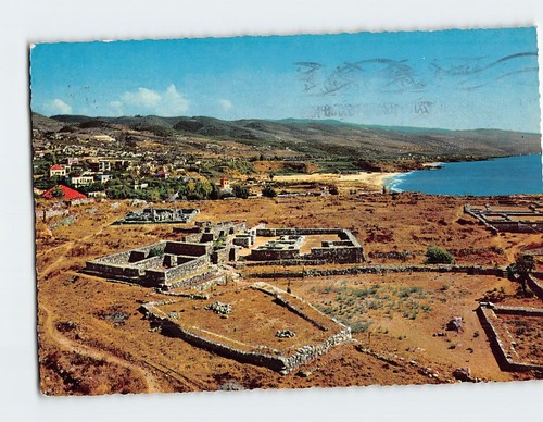 Cartolina veduta aerea byblos - veduta,