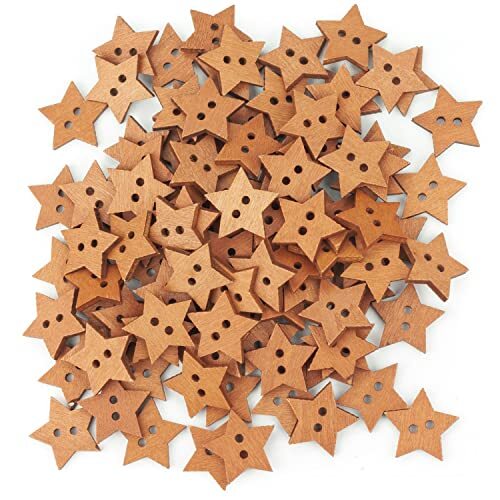 100 bottoni legno forma - legno, a