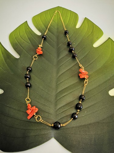 Collana lunga argento - lunga, in