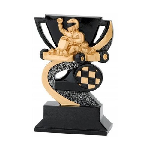 Trofeo kart targhetta - go,
