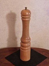 Macinapepe/ Sale Grosso In Legno di Frassino  H.33 Cm.diam.6,5 Peso Gr.500 