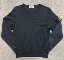 Top girocollo/pile Stone Island Junior con logo distintivo, bambini età 7-8 anni prezzo consigliato £ 160