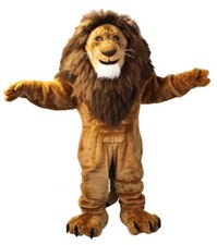 Costume mascotte leone nuovo