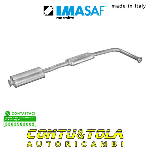 Silenziatore scarico centrale - silenziatore,