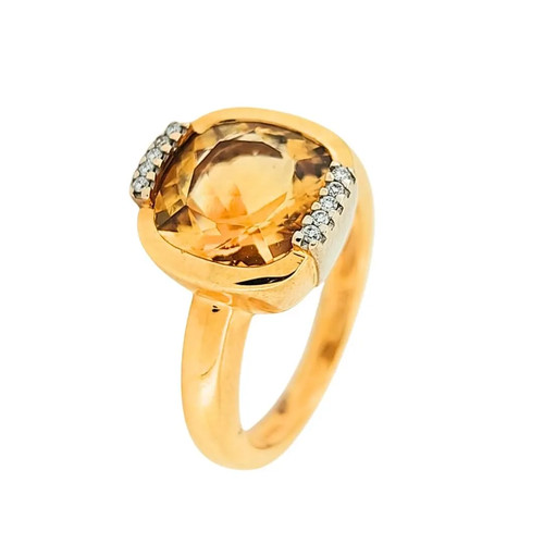 Anello donna topazio - anello, diamanti