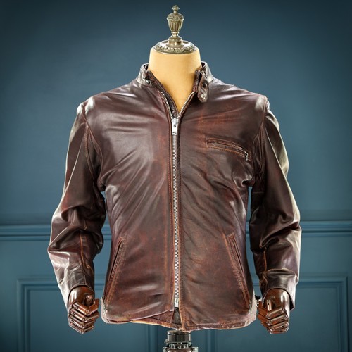 Giacca pelle vintage - , anni