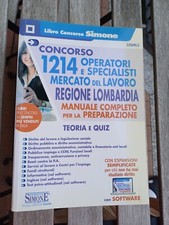 Libro Concorso Simone Manuale Teoria E Quiz Operatori E Specialisti Mercato...