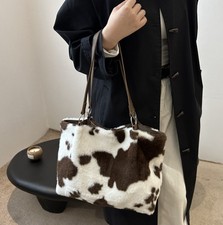 Borsa tote in peluche con