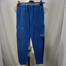Articolo e5036 pantalone tuta Nike unisex blu, taglia L, vita 33/43cm con elasti