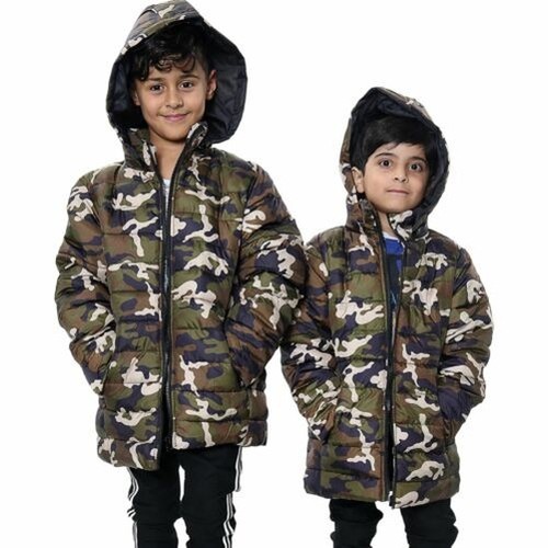 Bambini mimetico verde piumino - mimetico,