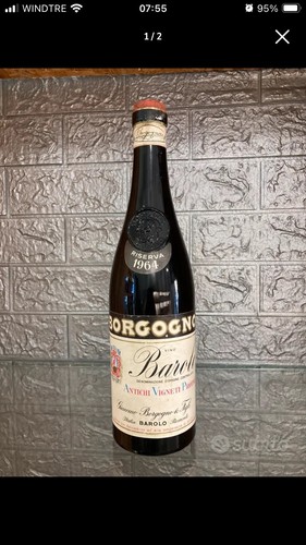 Bottiglia vino barolo - barolo,