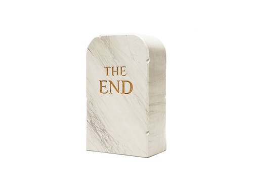 Sgabello the end - the, bianco