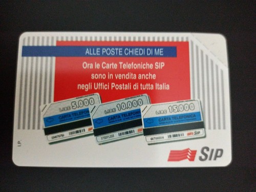 Schede telefoniche scheda sip - schede,