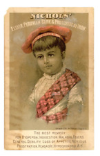 Nichols Elixer corteccia peruviana e protossido di ferro carta commerciale Billings Clapp & Co