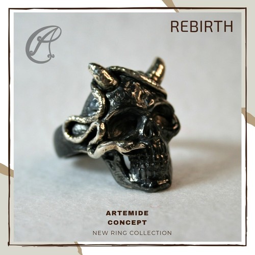 Anello rebirth uomo - anello, argento