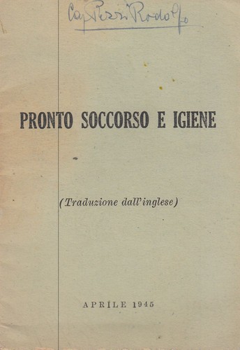 1945 pronto soccorso e - soccorso,