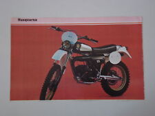 - RITAGLIO DI GIORNALE 1982 MOTO HUSQVARNA WR 125