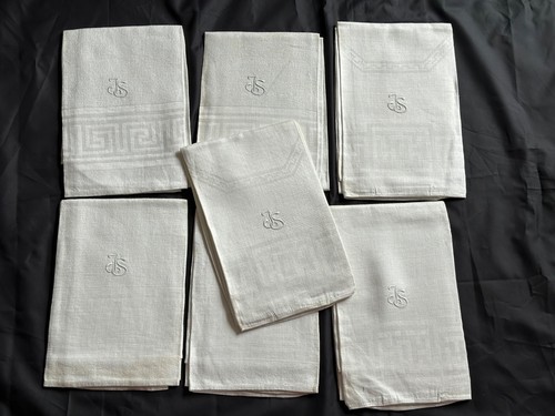 Antico asciugamano lino