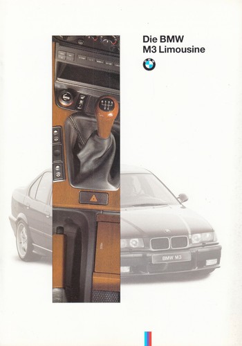 Bmw e36 berlina depliant - bmw,