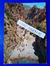 ? CARTOLINA FOTO COSTIERA AMALFITANA SPIAGGIA DI FURORE ☀1972 ANIMATA GOZZO ?