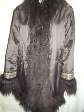 GIACCA IMBOTTITA A VENTO PELLICCIA FUR PELZ MONGOLIA TIBET LAMM MONGOLIAN LAMB