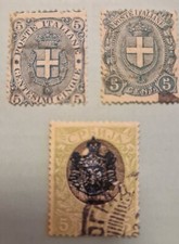 3 Francobolli Timbrati Italia