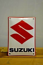 Plaque émaillée SUZUKI moto