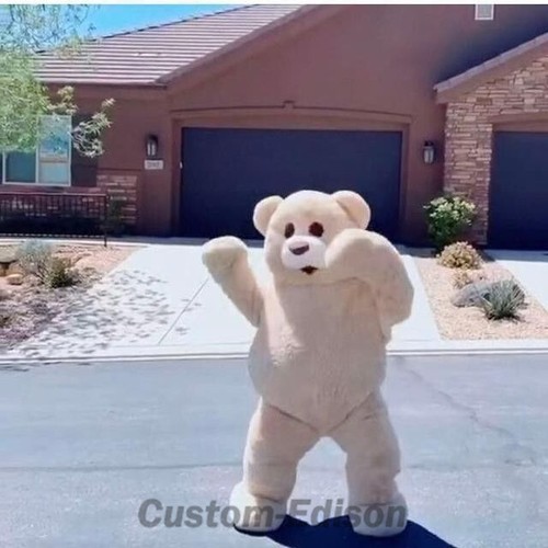 Costume mascotte orso danzante