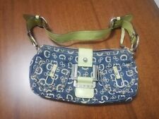 BORSA GUESS VINTAGE Y2K RARE BAG DENIM JEANS MONOGRAM
