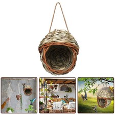 Casetta per uccelli creativa da cortile santuario creativa fatta a mano fatta a