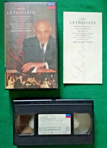 Vhs verdi traviata film - vhs,