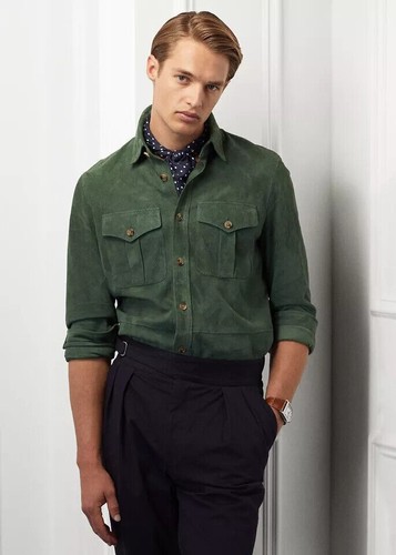Nuova camicia elegante - , verde