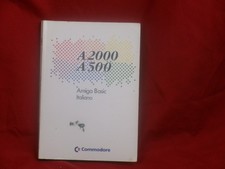 Manuale Commodore Amiga A500 A2000 Basic Italiano libro originale vintage 1985