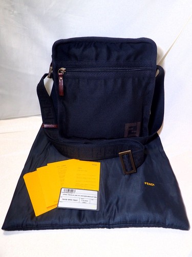 Fendi canvas shoulder bag - fendi,