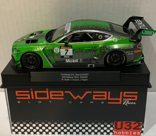 Slot car racer sideways - racer,