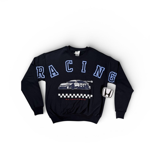Felpa girocollo pullover nero