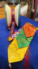 Antico tamburo damaru tibetano