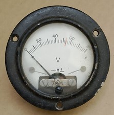 Strumento da pannello voltmetro Marx es Merey Budapest  FS 80Vcc_01