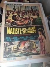Poster Anni 50 MACISTE L'EROE