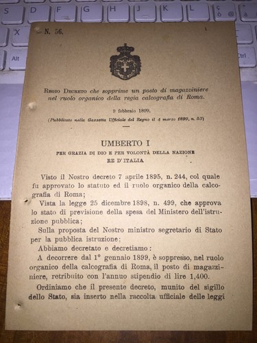 Regio decreto sopprime - regio,