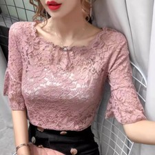 Camicia pizzo top camicetta