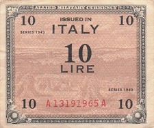 Italy  10  Lire  Series of