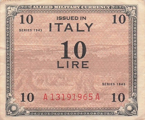 Italy lire series of - ,