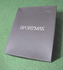 Scarpe donna sandali Sportmax lacci semi schiava bianchi zoccoli legno 38 lusso