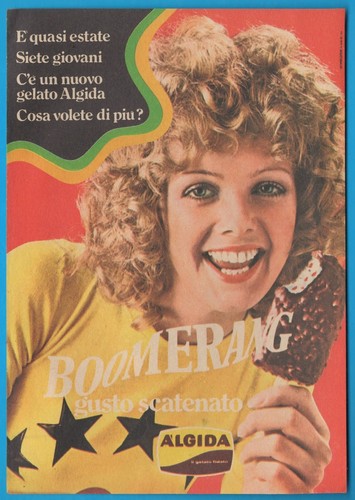 Algida boomerang gelato 1971 - gelato,
