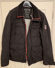 TOMMY HILFIGER giubbotto cotone foderata flanella vestibilità aderente Mis.L