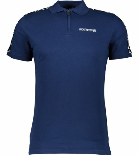 Polo uomo roberto cavalli zip - cavalli,