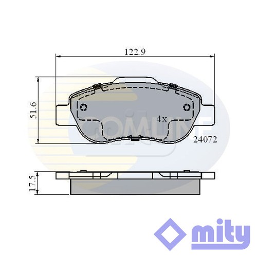 Adatto per fiat panda - per, 2004-