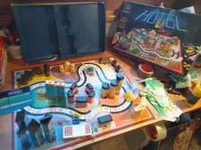RARA  SCATOLA GIOCO VINTAGE   : '  HOTEL  '  ( 1986 )   !!!!!!